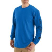 Deals on Carhartt Mens Graphic Logo Long Sleeve Shirt