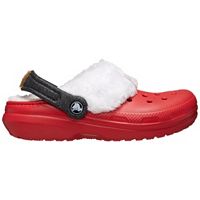 Deals on Crocs Kids Classic Lined Santa Clogs